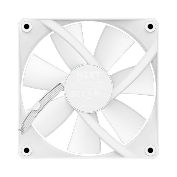 Nzxt F120 RGB Core 120mm Cabinet Fan - White (Single Pack)